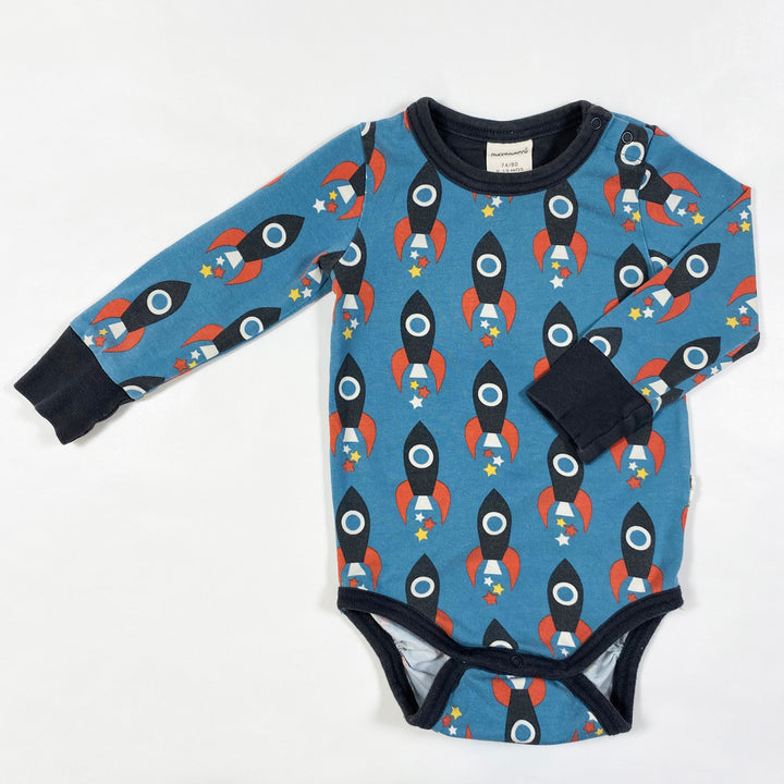 Maxomorra rocket print body 74-80 1