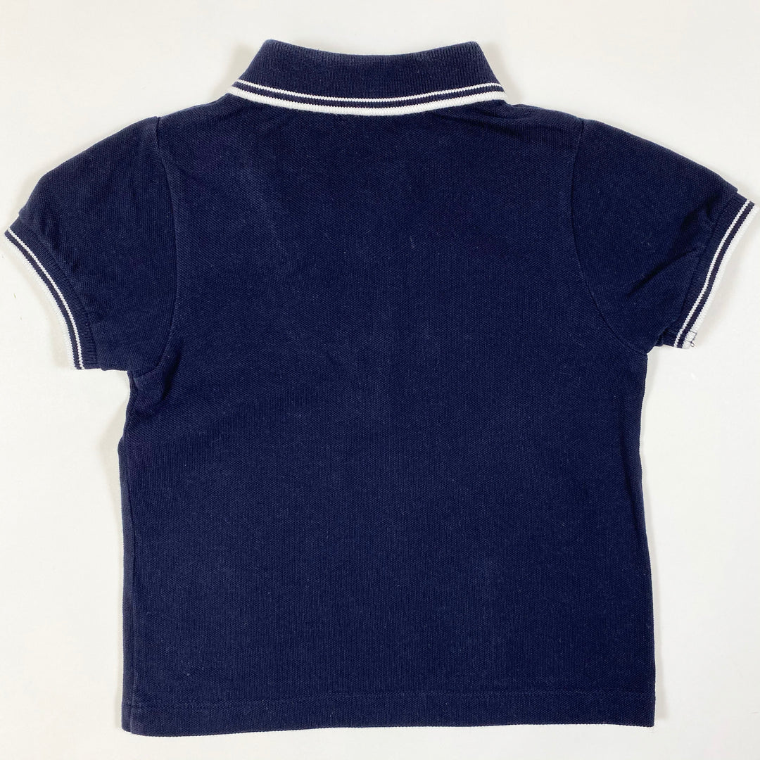 Jacadi marineblaues Kurzarm-Poloshirt 18M