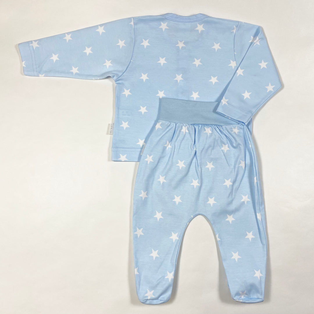 Zewi blue star cardigan & pants set 68 3