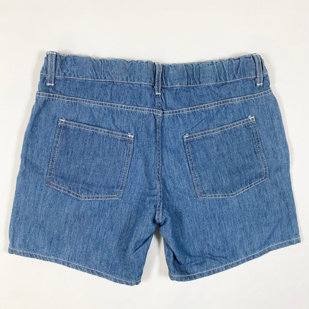 Bobo Choses blaue Denim-Shorts mit grünen Streifen Second Season 8-9Y/134cm