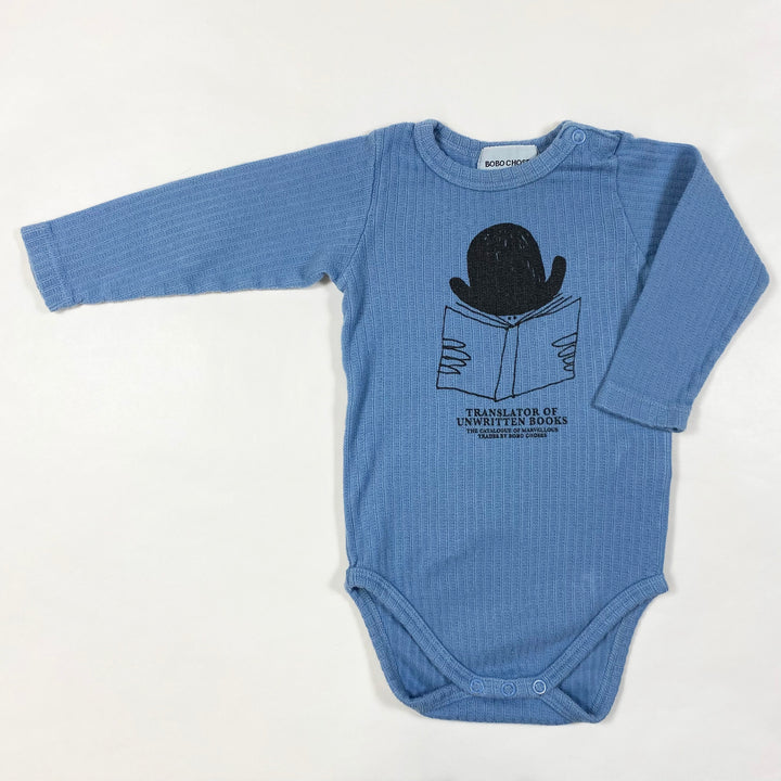 Bobo Choses blue long-sleeved body 6-12M/74 1