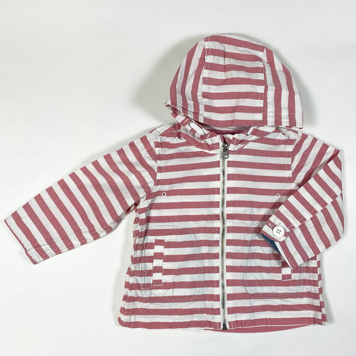 Zara altrosa gestreifte Windjacke 12-18M/86