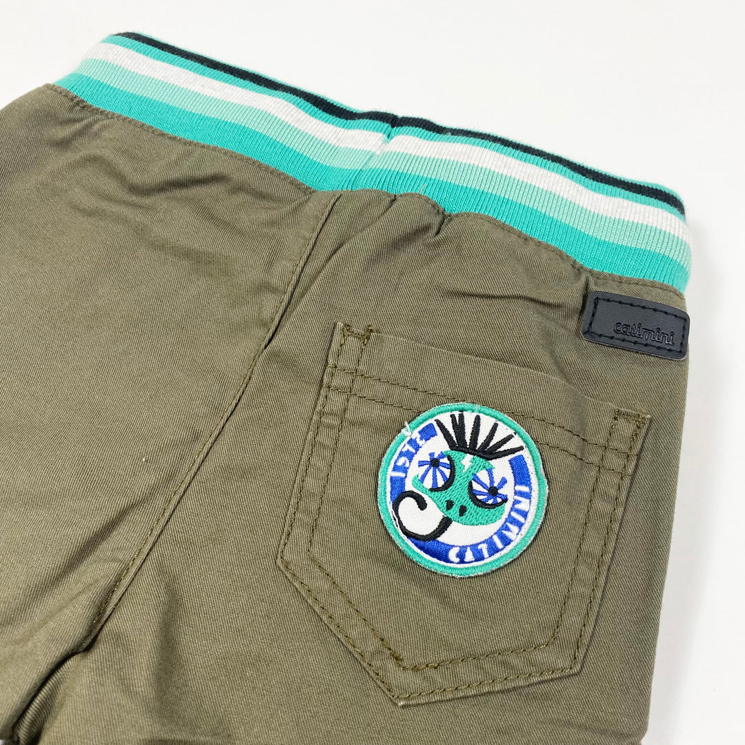 Catimini khaki green trousers 18M/81 2