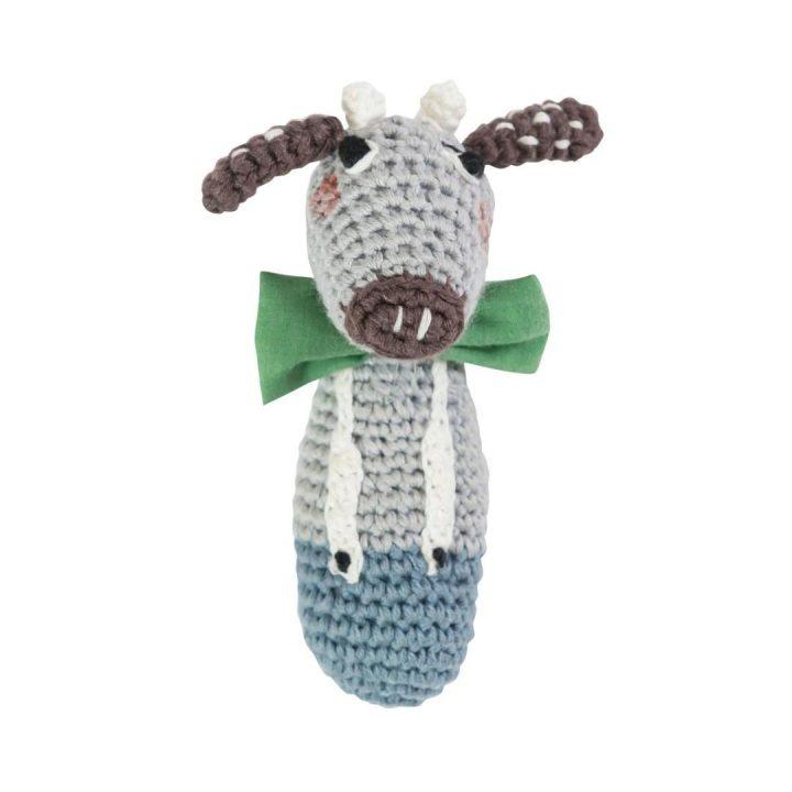 Sebra Carl cow crochet rattle Second Season