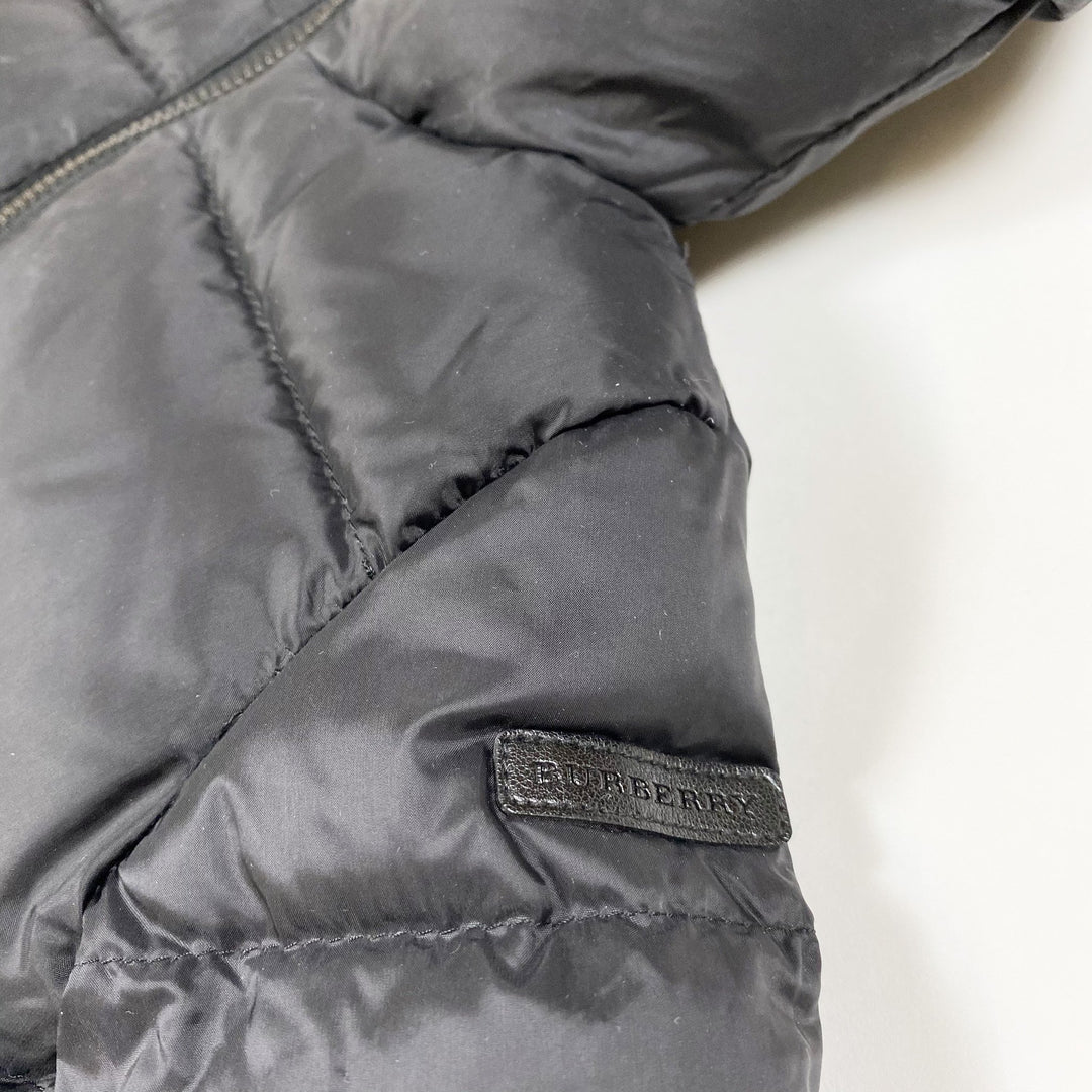 Burberry navy/black reversible puffer jacket 62/3M