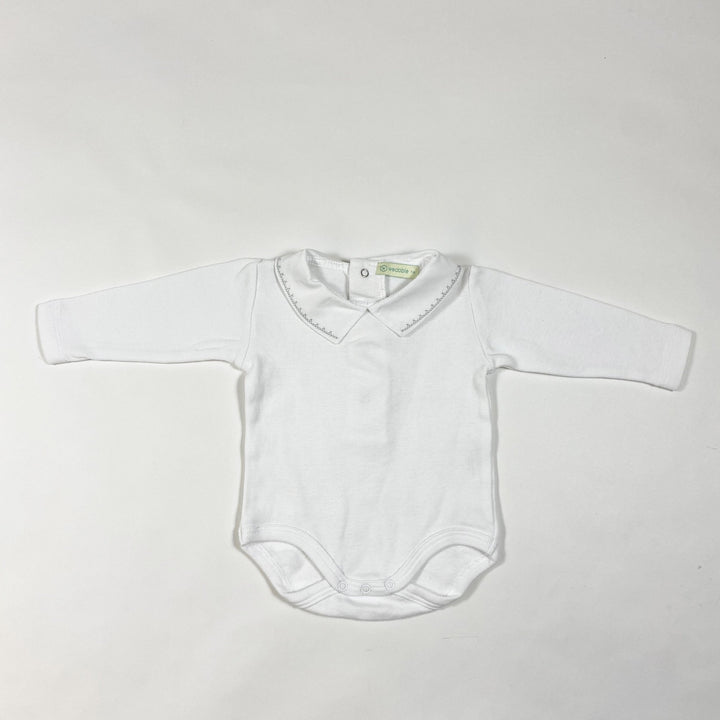 Wedoble white long-sleeved body with embroidered collar 1M