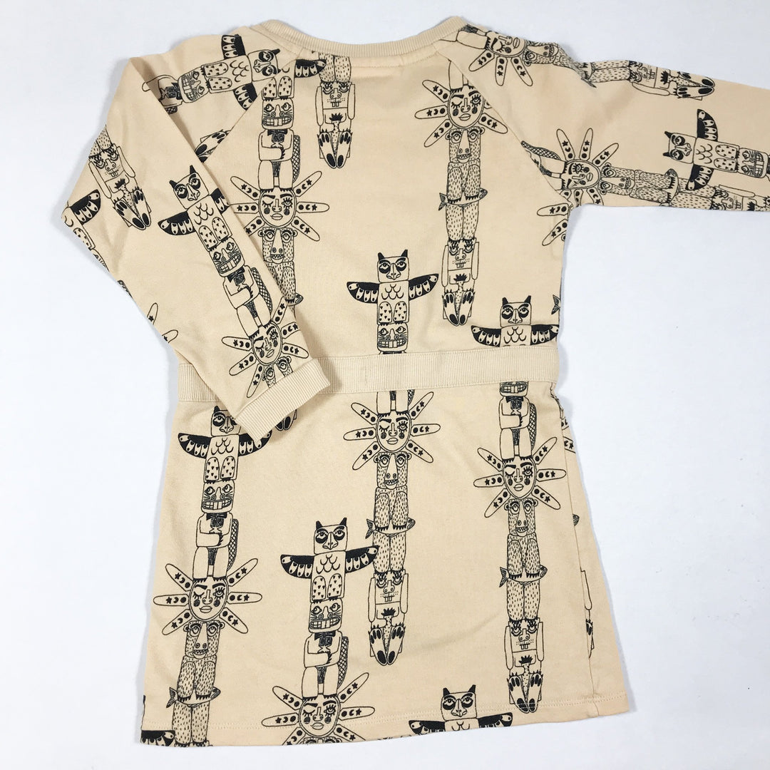 Mini Rodini peach tribal print tunic dress 98-104