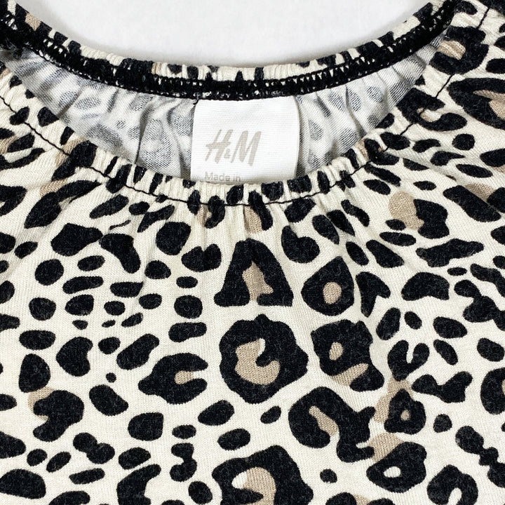 H&M leopard print jersey dress 86