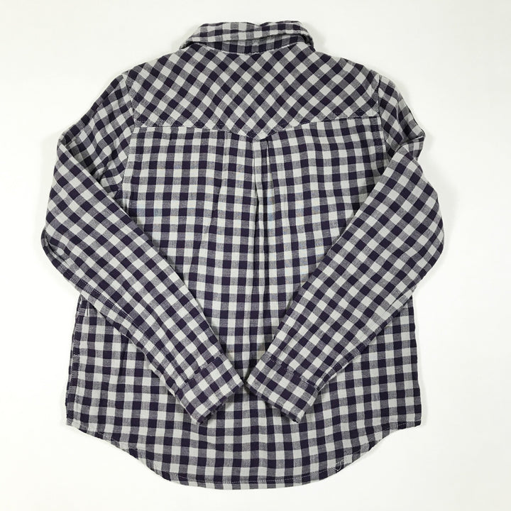 Stella McCartney Kids purple/grey/green checked shirt 10Y