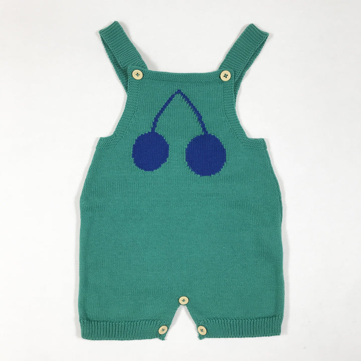 Bobo Choses green cherry knit dungaree Second Season