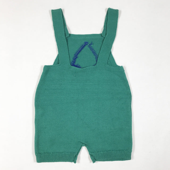 Bobo Choses green cherry knit dungaree Second Season