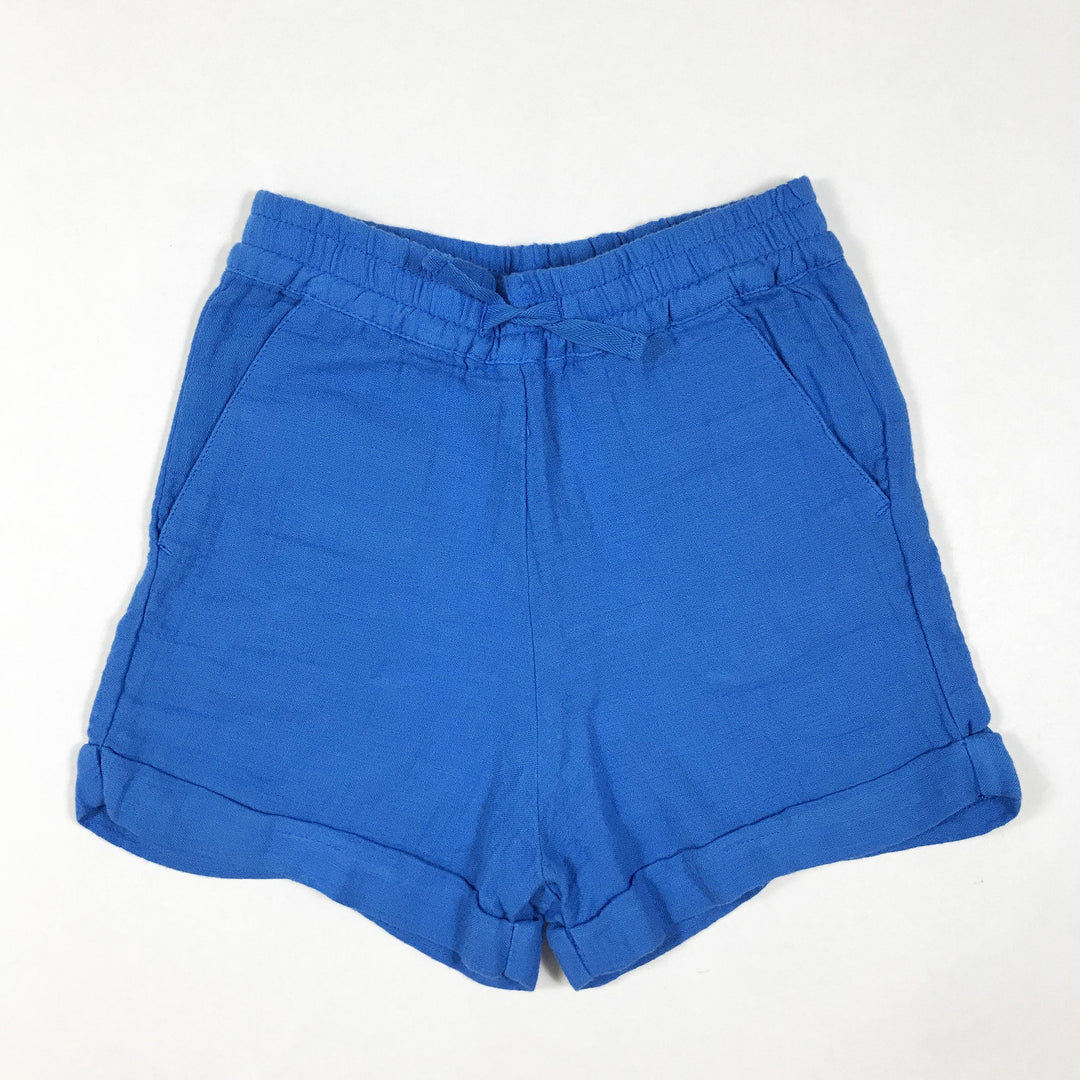 Bonton blue muslin shorts with pockets Second Season 2Y