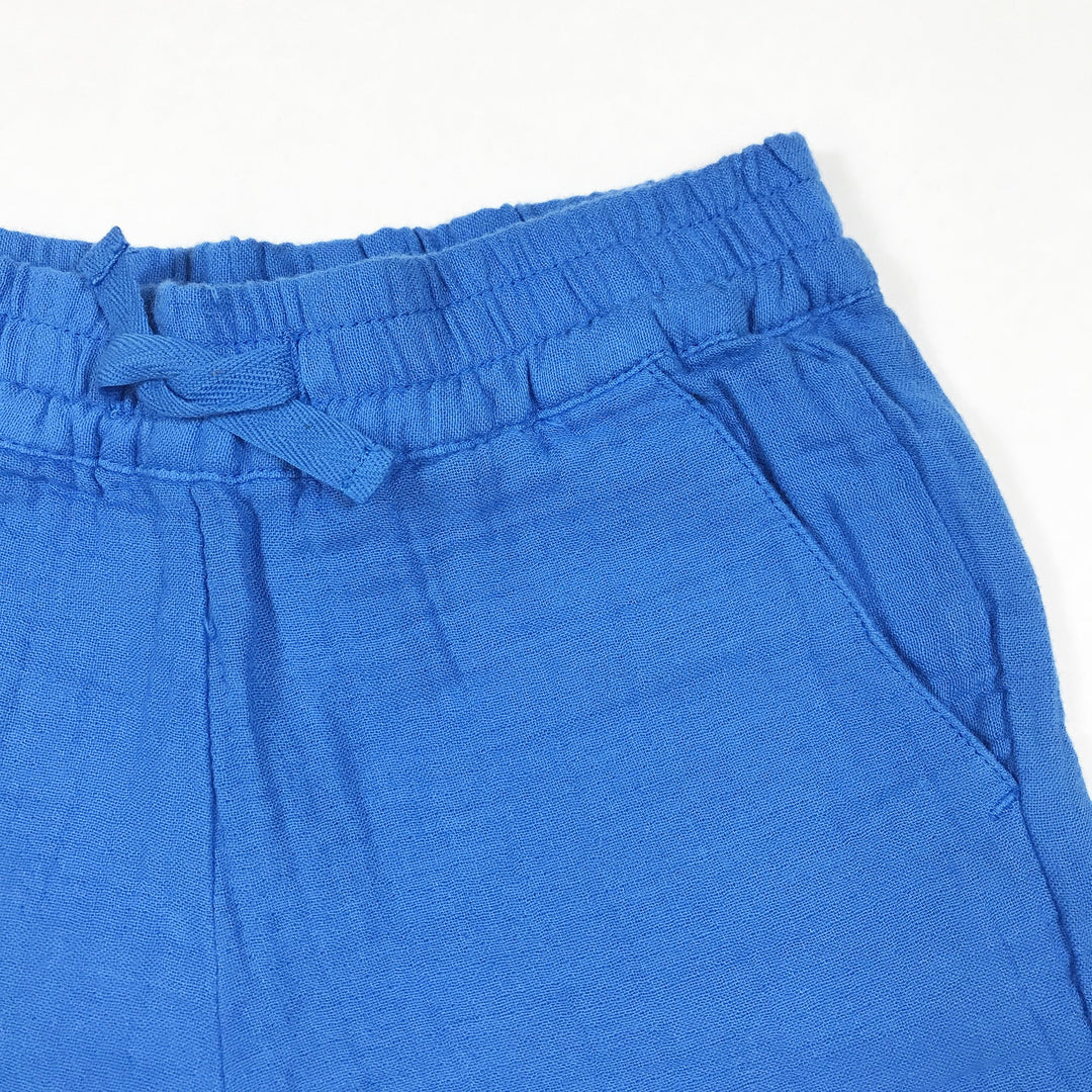 Bonton blue muslin shorts with pockets Second Season 2Y