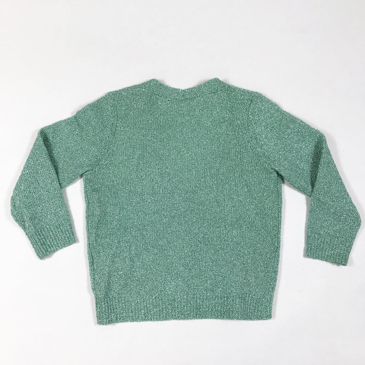 Simple Kids mint green metallized cardigan Second Season diff. sizes