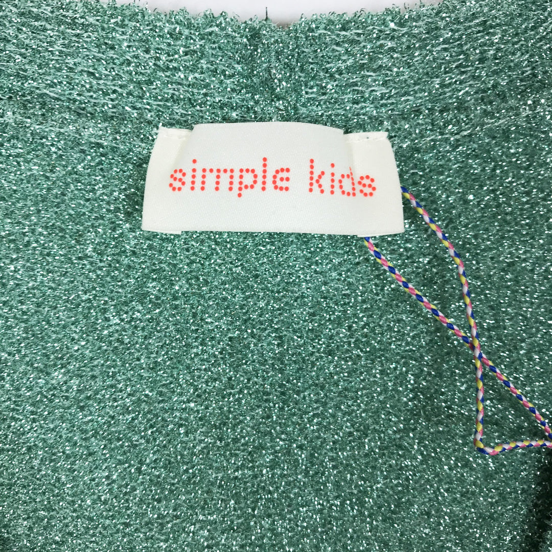 Simple Kids minzgrüner metallisierter Cardigan Second Season versch. Grössen