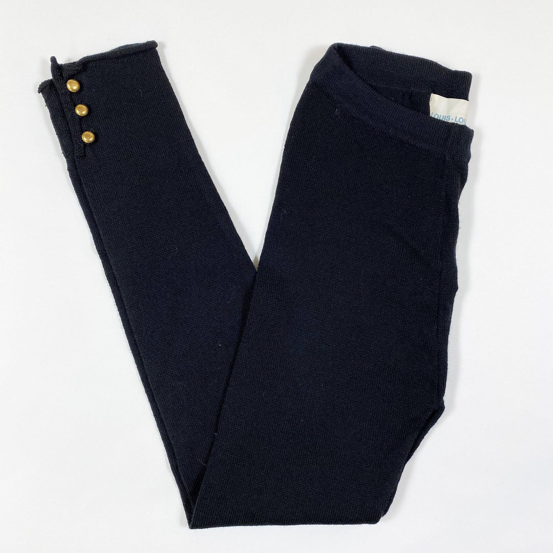 Louis Louise black wool leggings Second Season diff. sizes