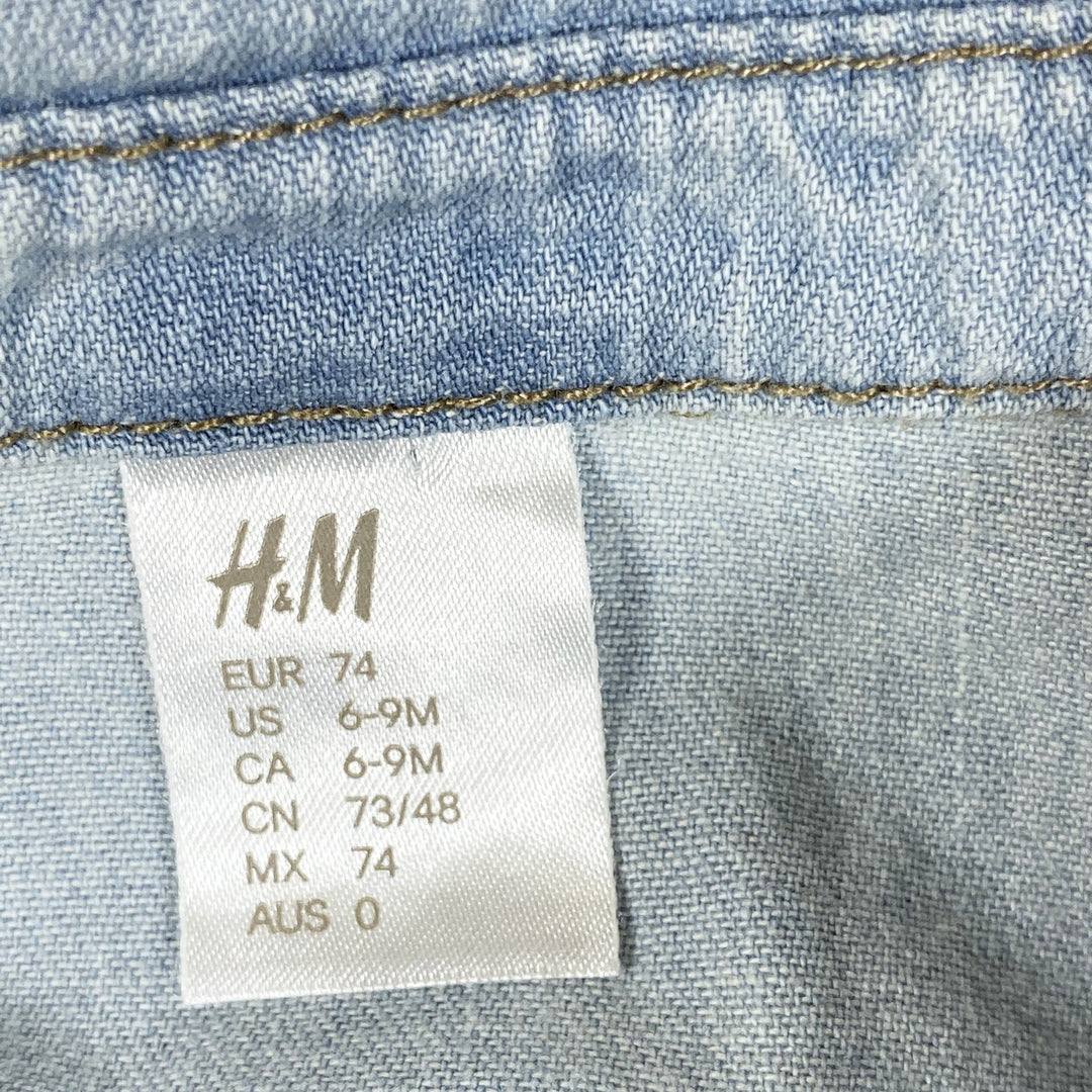 H&M hellblaues Jeanshemd 74