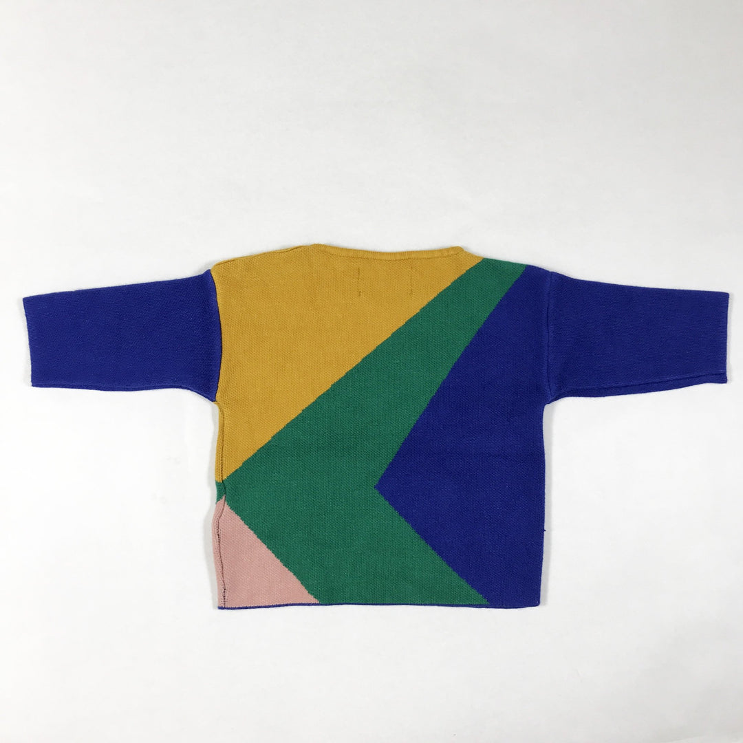 Bobo Choses geometric knit jumper Second Season 3-6M