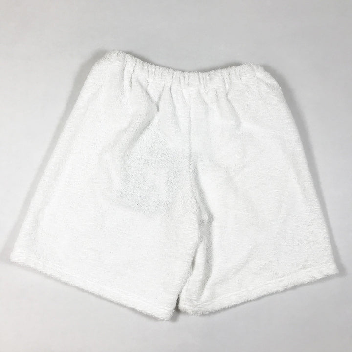 Caroline Bosmans white terry wide shorts Second Season 12Y