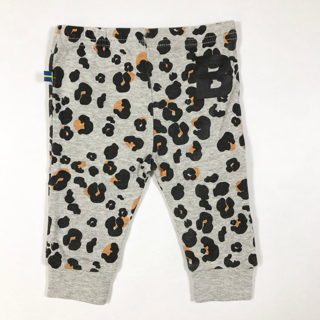 The Brand grey leopard long-sleeved body with matching leggings