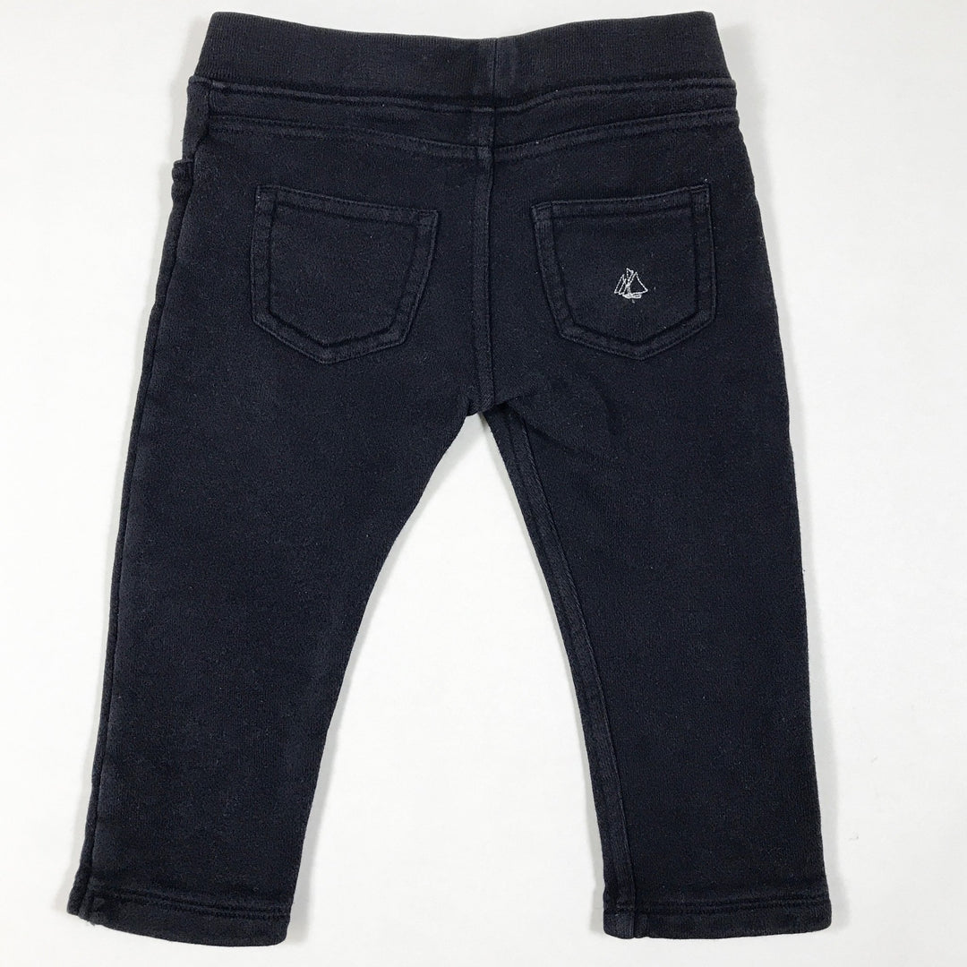 Petit Bateau blue sweatpants 12M/74