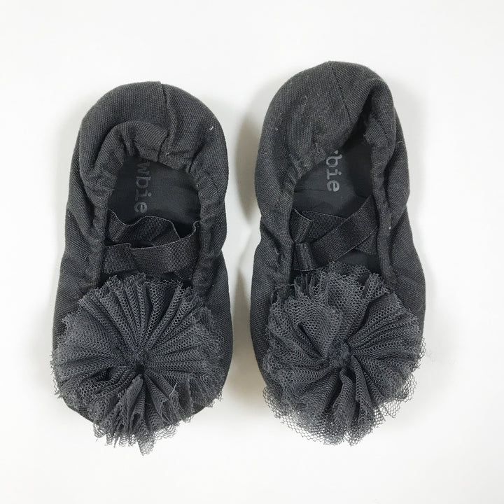 Newbie dark grey limited edition ballerinas with tulle 21-22