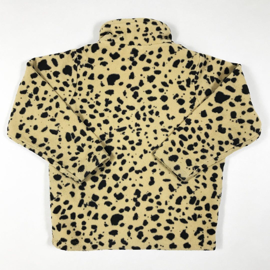 Mini Rodini spot animal print fleece jacket with front zipper 80-86