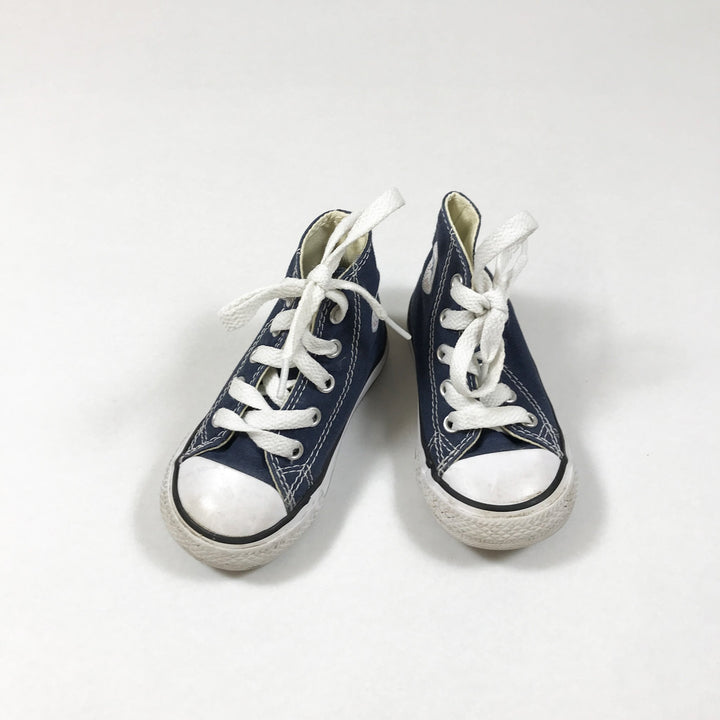 Converse navy high-top sneakers 21