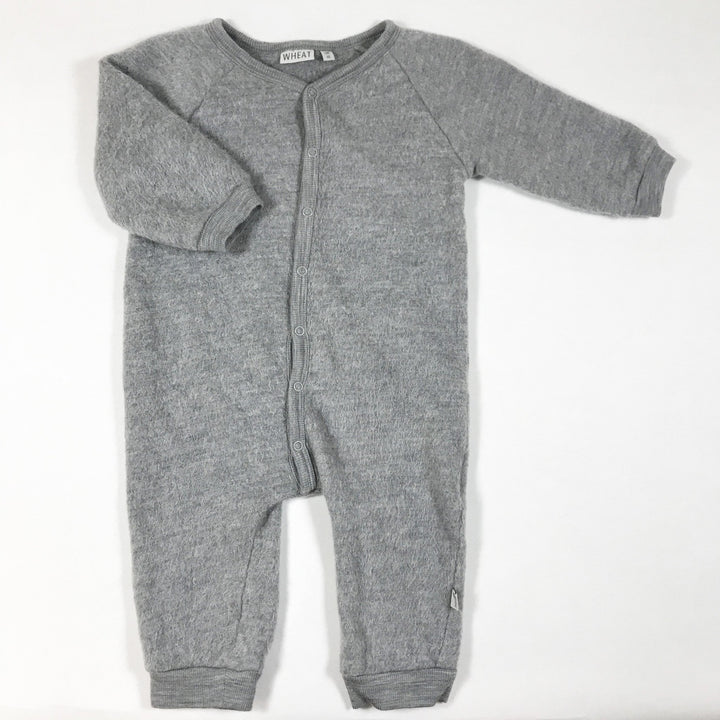 Wheat grey long-sleeved jumpsuit 12M/80