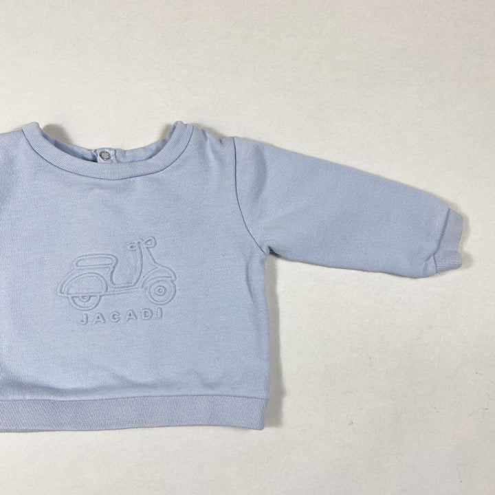 Jacadi baby blue vespa sweater