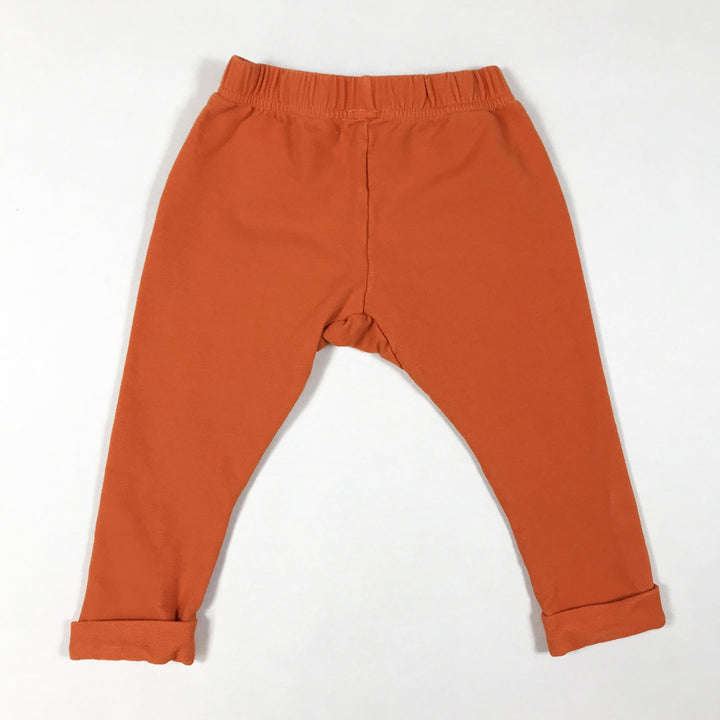 Petit Bateau orange sweatpants 18M/81