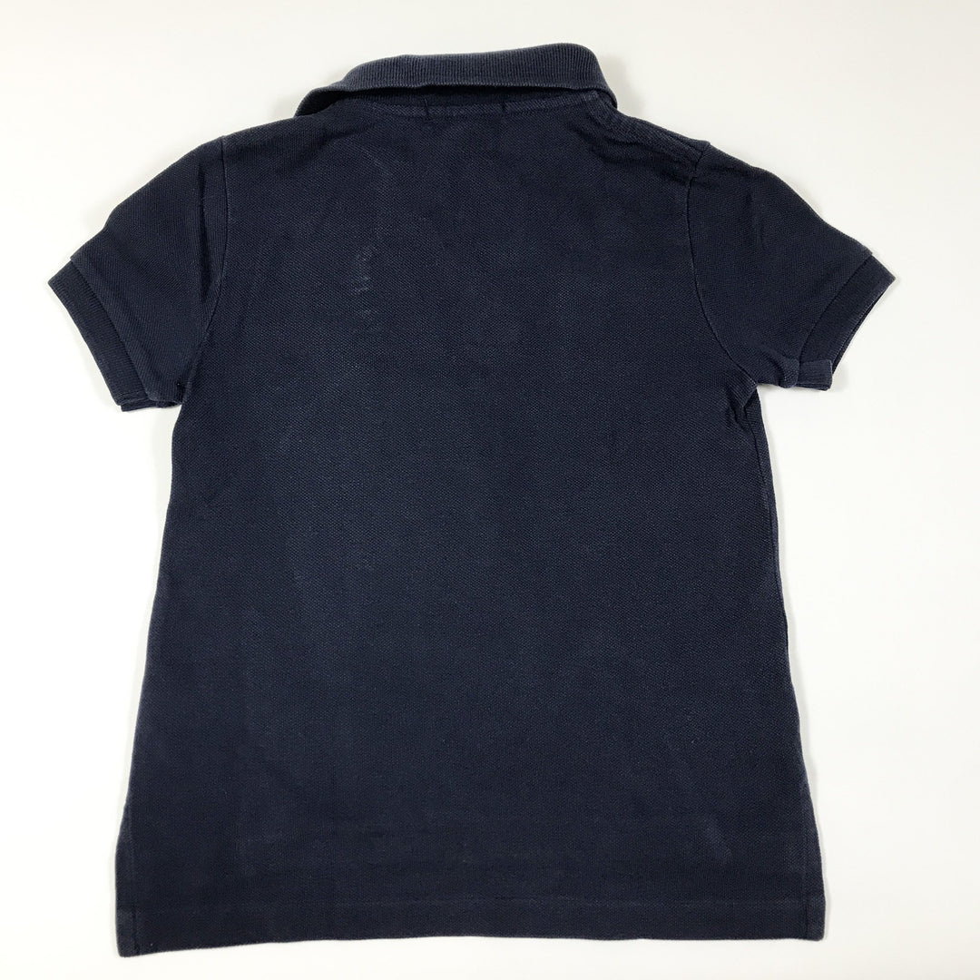 Ralph Lauren navy short-sleeved teddy polo shirt 3Y