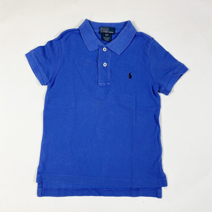 Ralph Lauren himmelblaues kurzärmeliges Polohemd 3Y