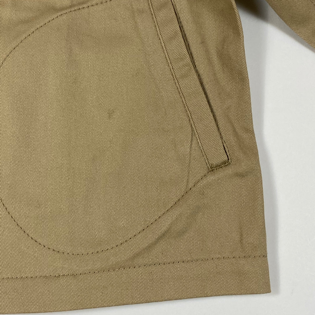 Ralph Lauren beige transition jacket with front pockets 2Y