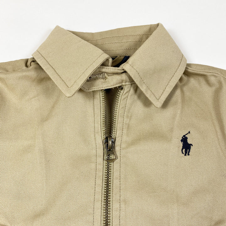 Ralph Lauren beige transition jacket with front pockets 2Y