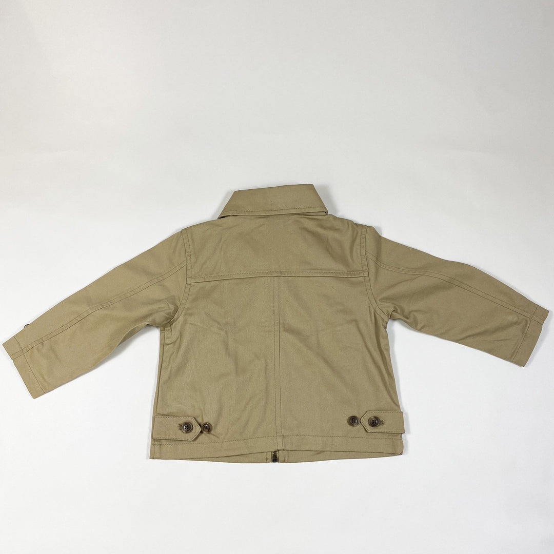 Ralph Lauren beige transition jacket with front pockets 2Y