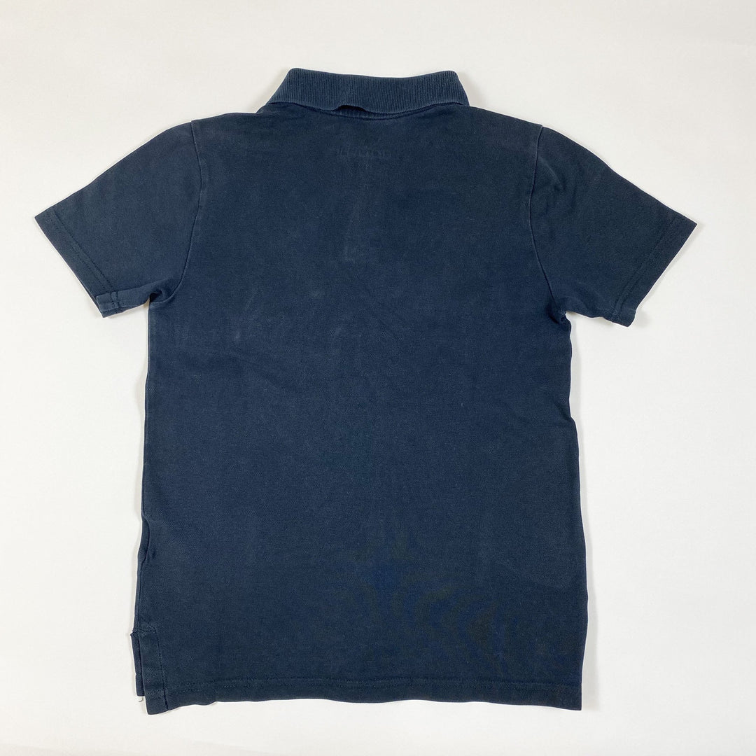 Abercrombie & Fitch navy blue short-sleeved polo shirt 7/8Y