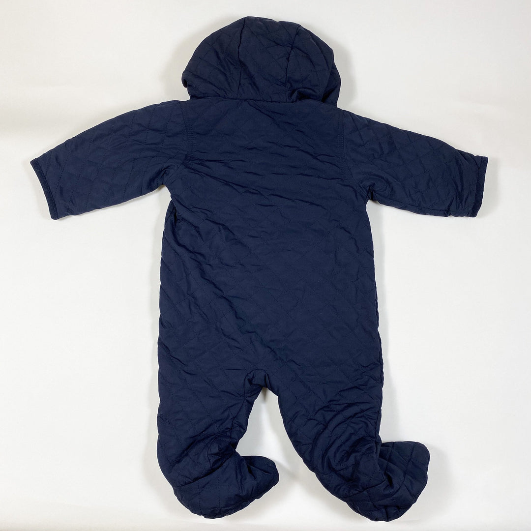 Gap marineblauer Steppoverall mit Kapuze 6-12M/75