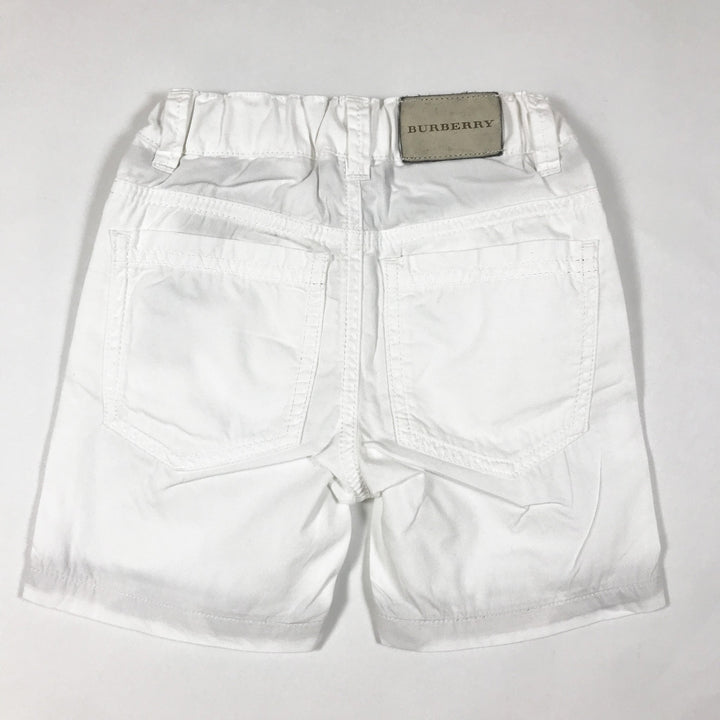Burberry white chino shorts 18M/86