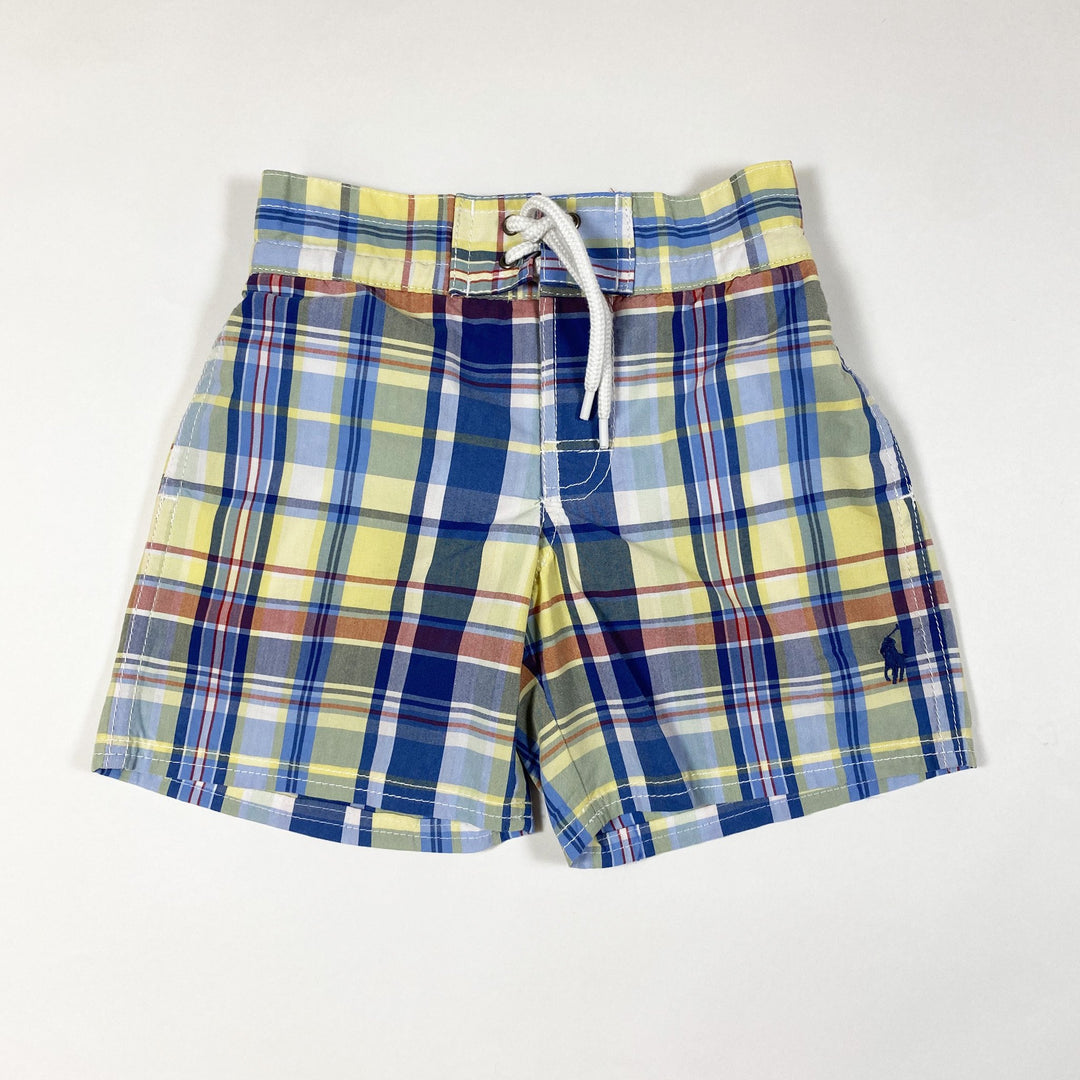 Ralph Lauren karierte Badeshorts 3Y