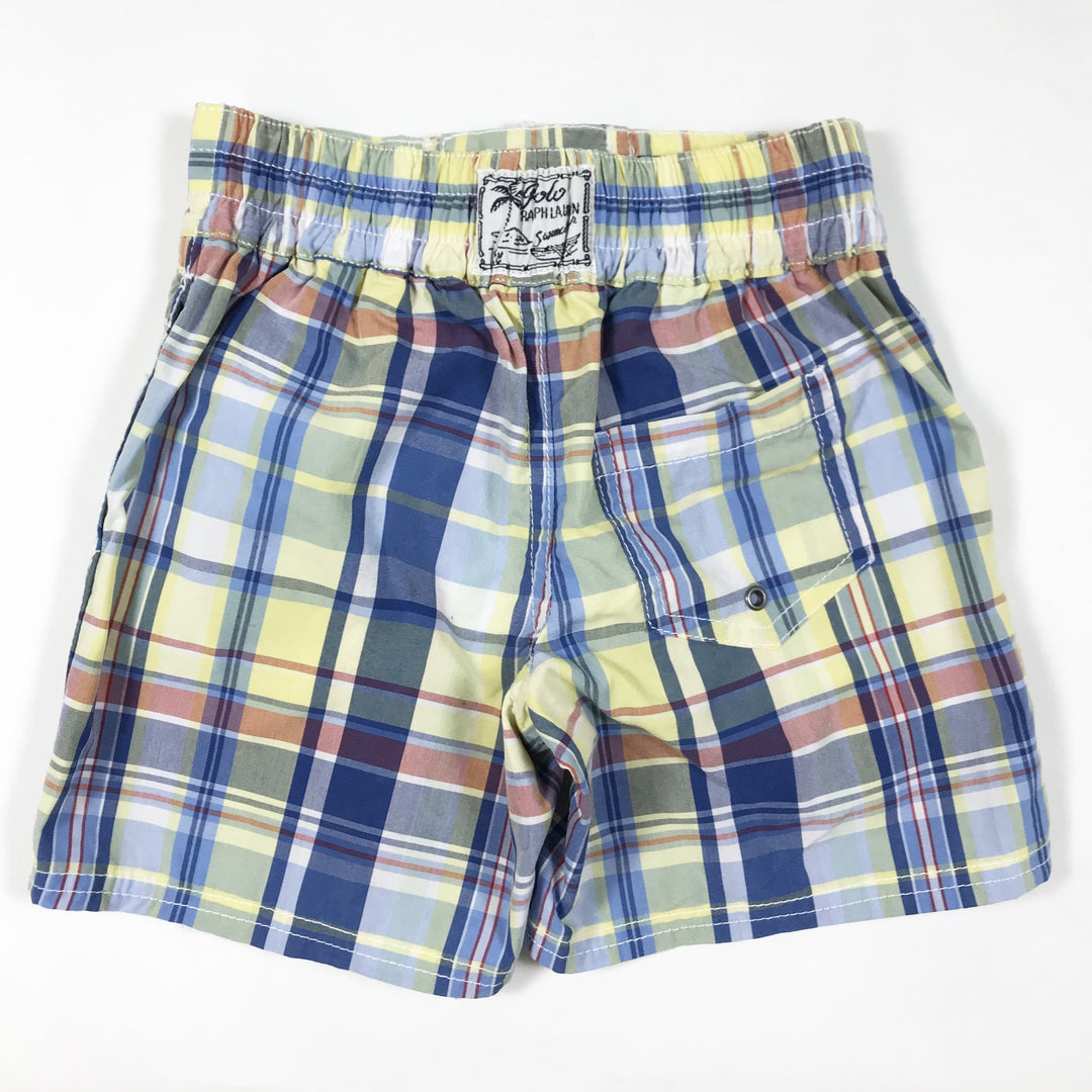 Ralph Lauren plaid swimshorts 3Y