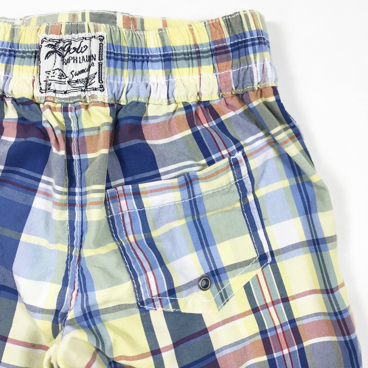 Ralph Lauren plaid swimshorts 3Y