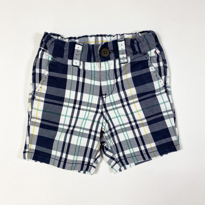 Tommy Hilfiger plaid adjustable waist chino shorts 86