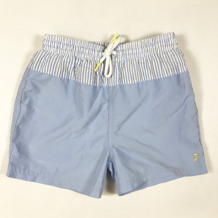 Jacadi light blue seersucker detail swim shorts 4Y