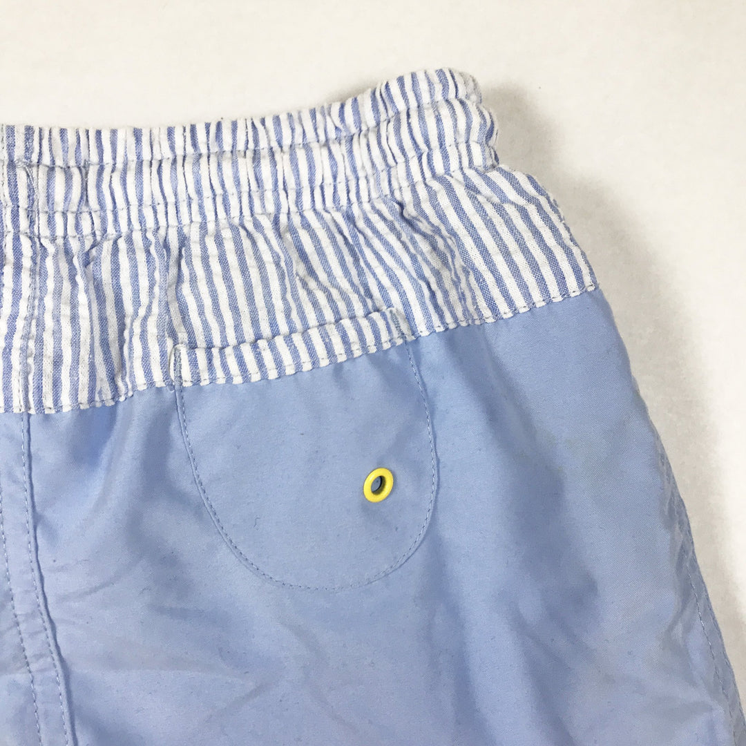 Jacadi light blue seersucker detail swim shorts 4Y