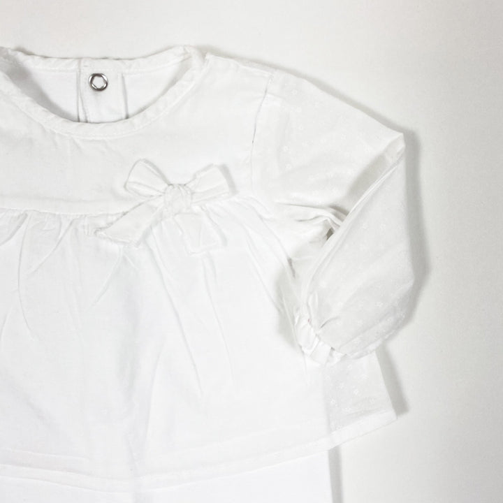 Pureté du Bebe white blouse and jumpsuit one-piece 3M