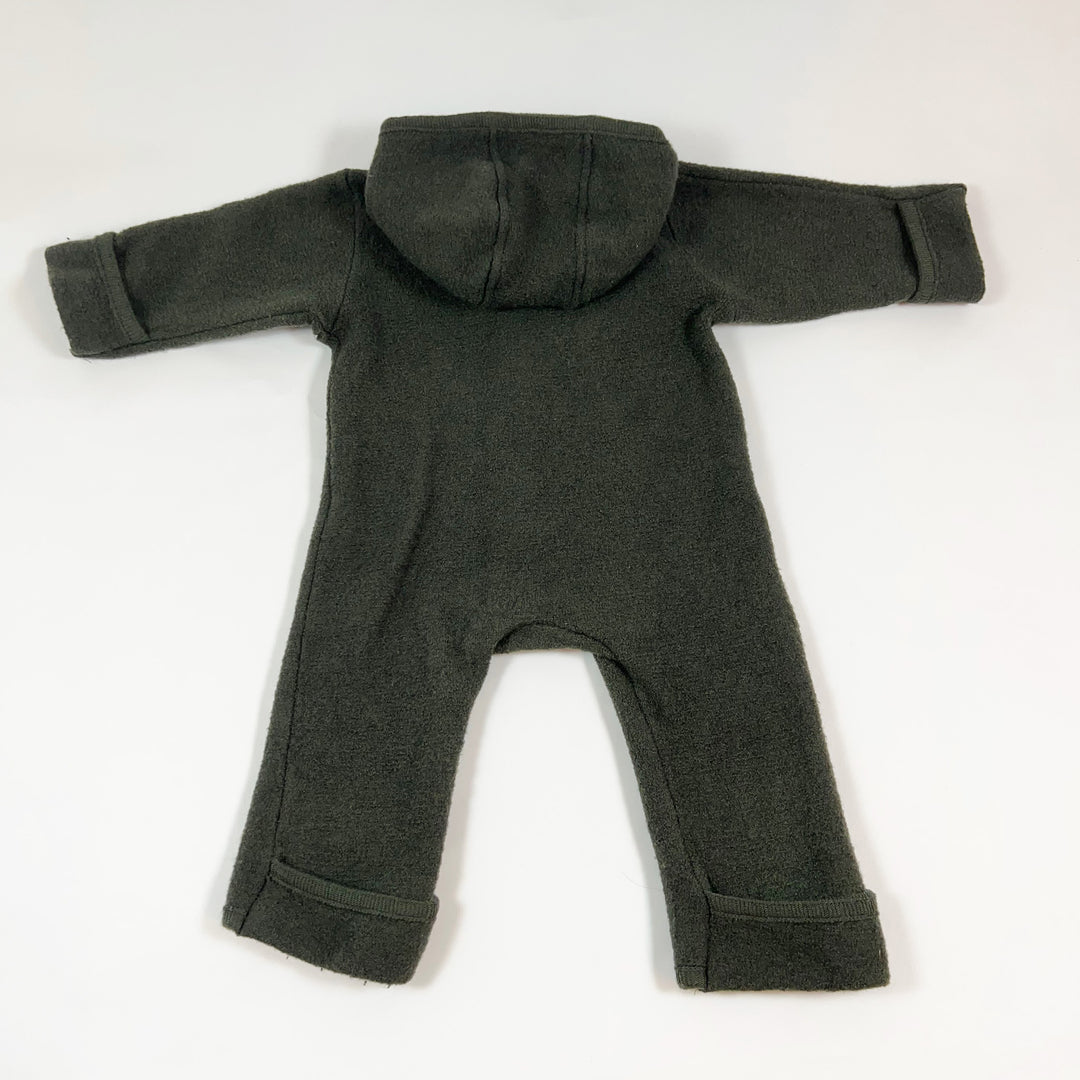 Disana grüner Woll-Walk-Overall 6-12M/74-80