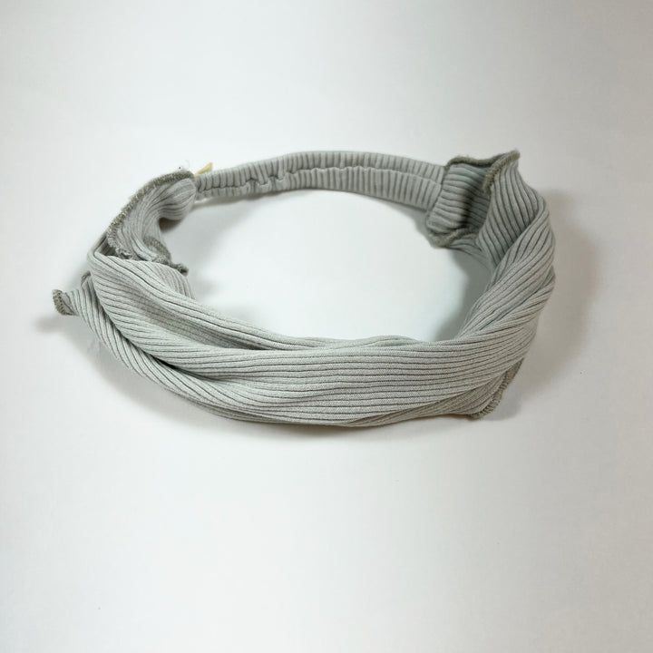 Minimalisma grey silk/cotton hair band 1Y