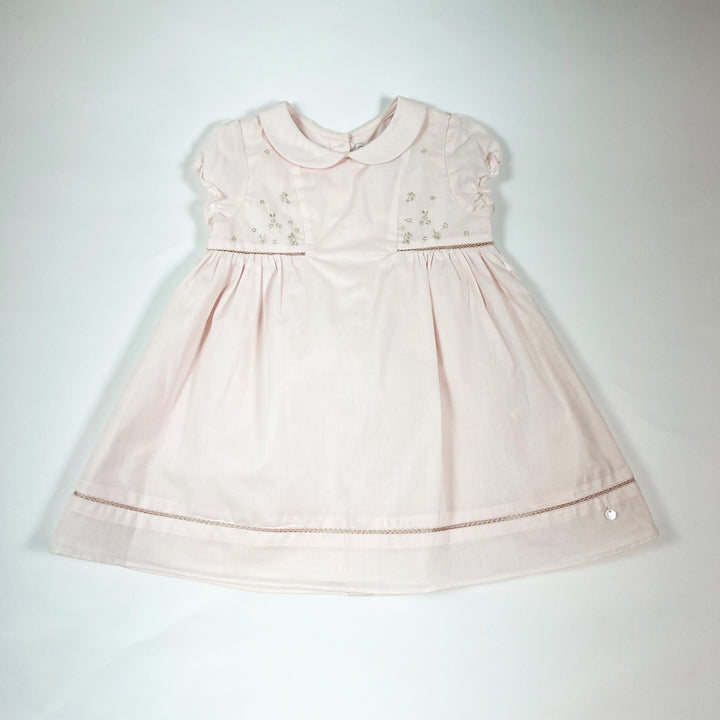 Tartine et Chocolat zartrosa besticktes Stickerei Cérémonie-Kleid 1Y