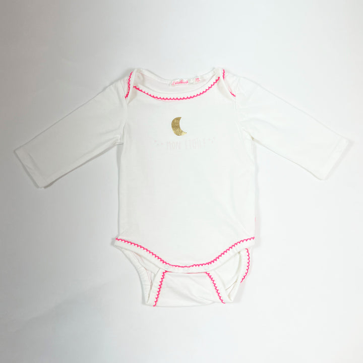 Billieblush weisser mon étoile bestickter Body 1M/54